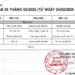 THỰC ĐƠN TUẦN 25