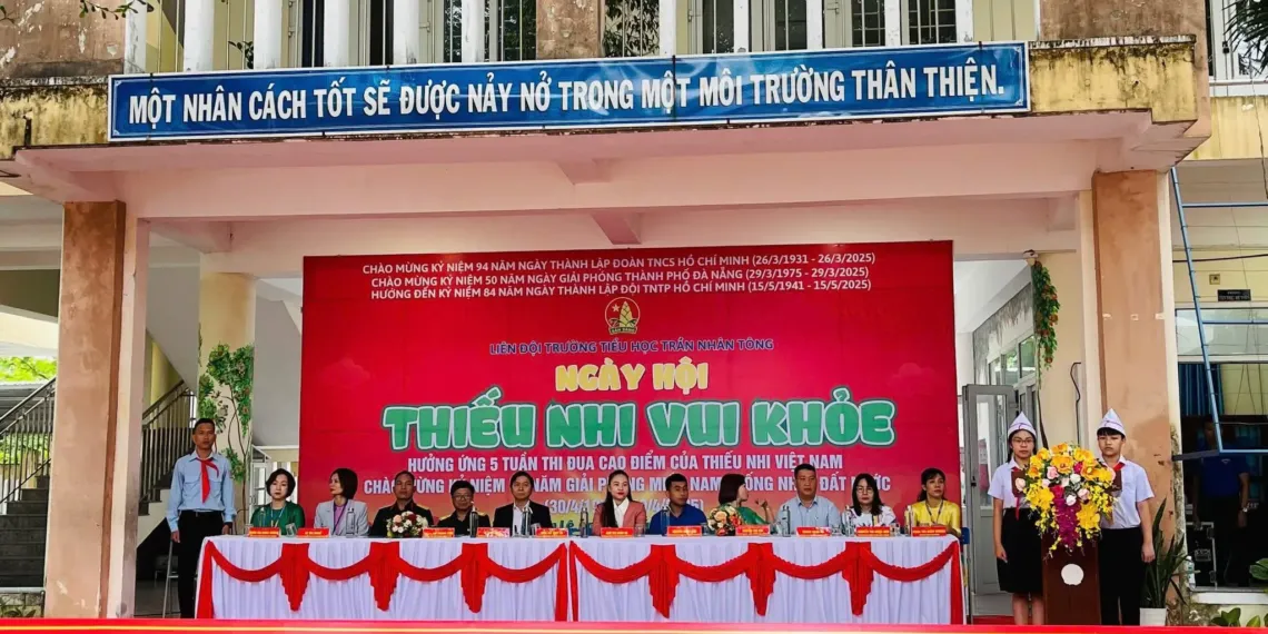 NGÀY HỘI THIẾU NHI VUI KHỎE CỦA TRƯỜNG TIỂU HỌC TRẦN NHÂN TÔNG
