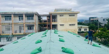 Trường Tiểu học Trần Nhân Tông chủ động phòng chống bão KALMAEGI