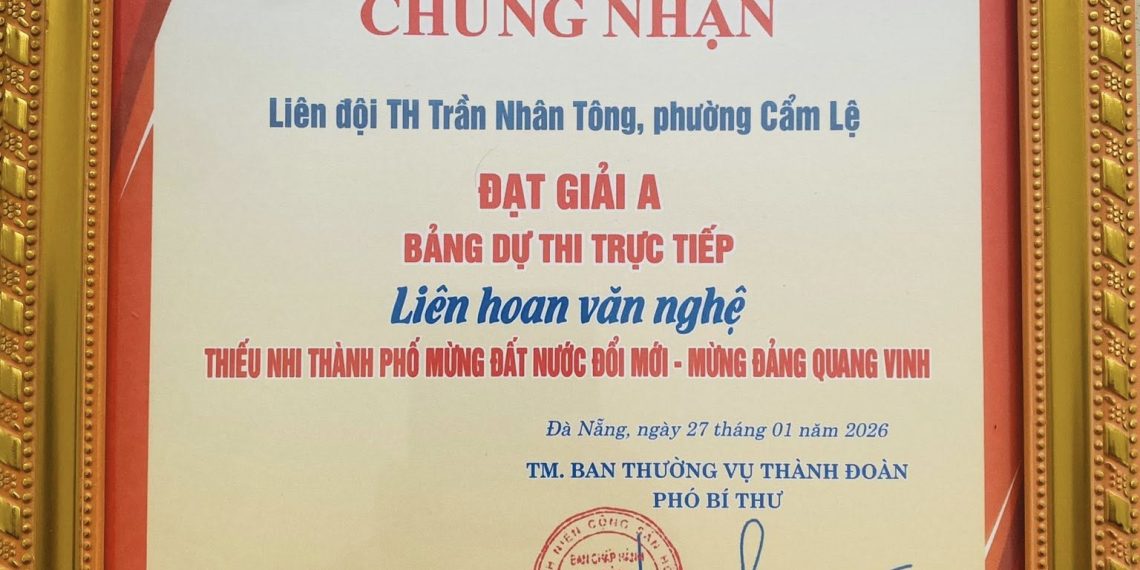 GIẢI A VĂN NGHỆ CẤP THÀNH PHỐ, CẤP PHƯỜNG NĂM HỌC 2025-2026